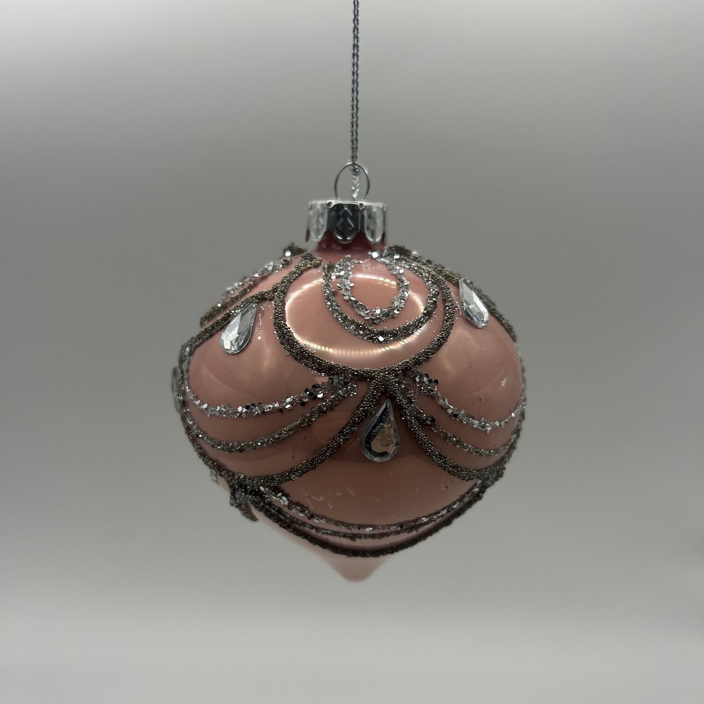 Pink Droplet Bauble