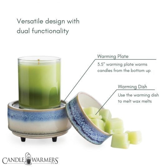 2 In 1 Fragrance Electric Warmer Wax Melt Oil Burner Candle