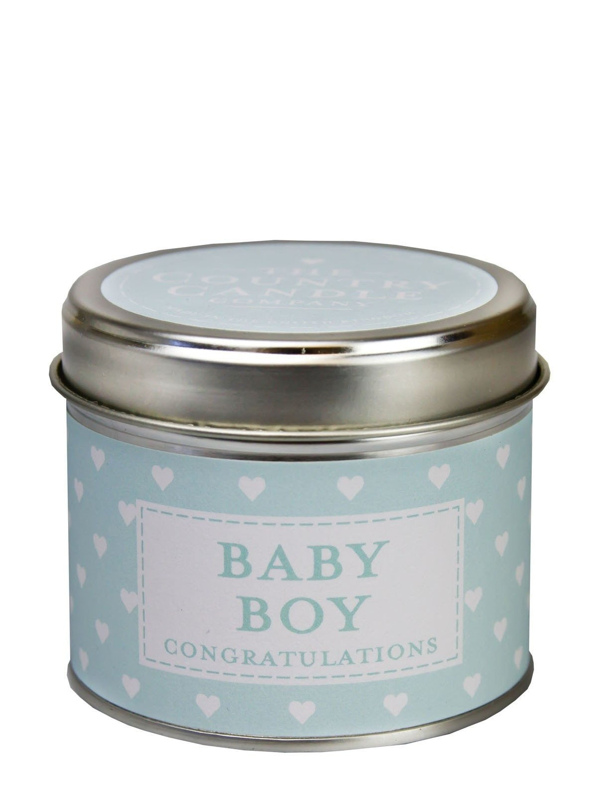 Baby Boy Congratulations Candle Gift