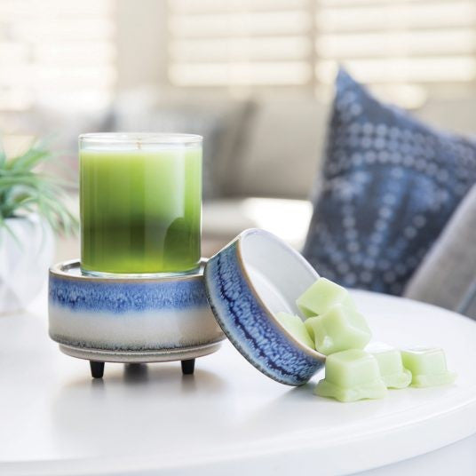 2 In 1 Fragrance Electric Warmer Wax Melt Oil Burner Candle