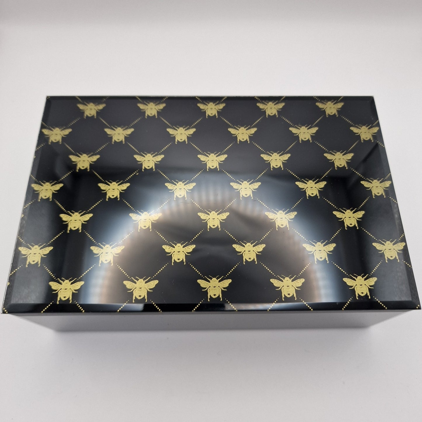 Bee Glass Jewellery Box