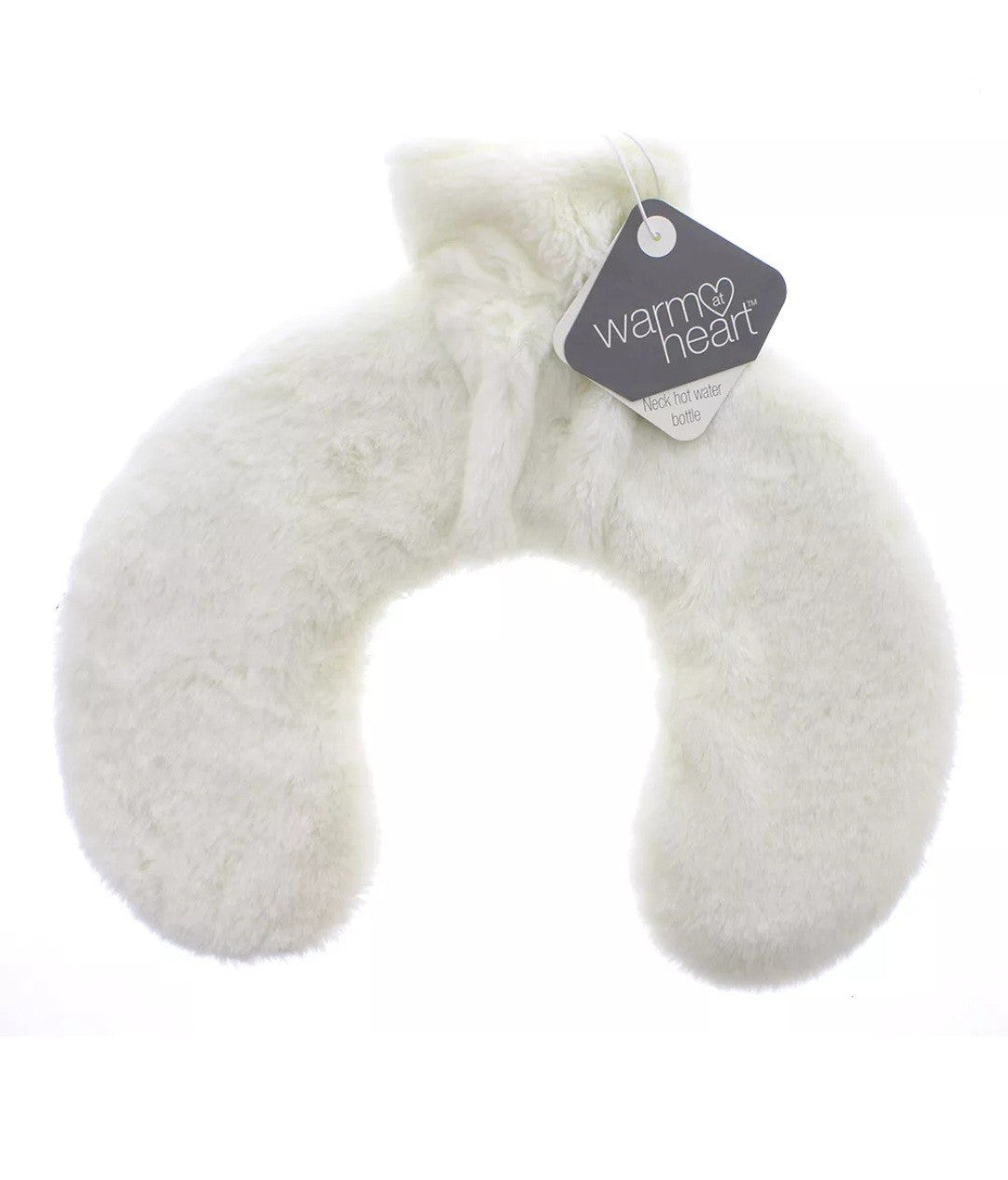 Warm At Heart Fur Neck Hot Water Bottle cream Neck Warmer