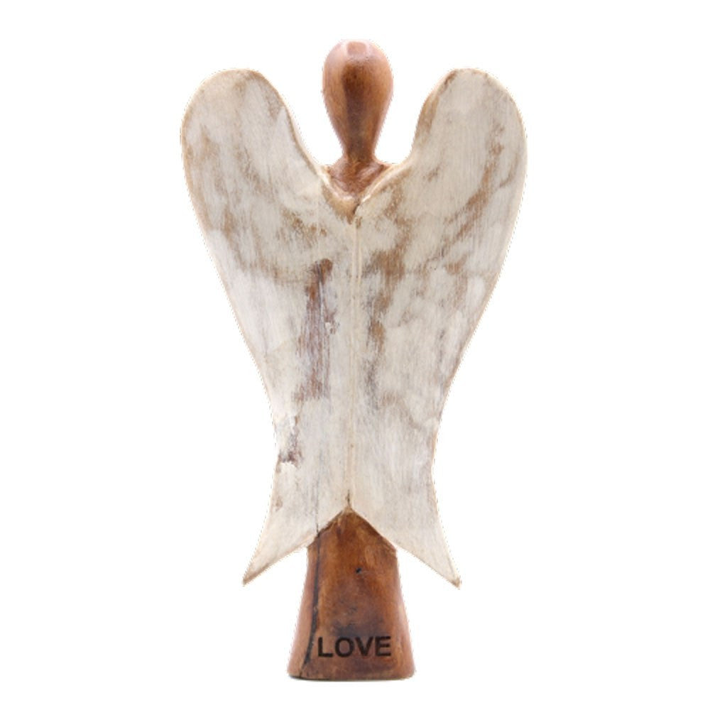 Hati-Hati Angel Hand Carved Wooden Angel