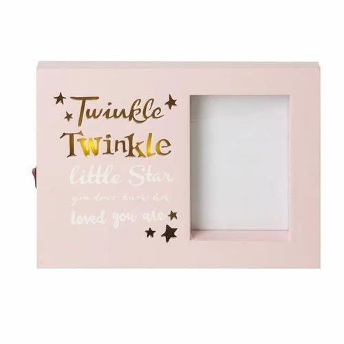 Baby Light Up Photo Frame, Newborn, Nursery Decor, Twinkle Twinkle Little Star
