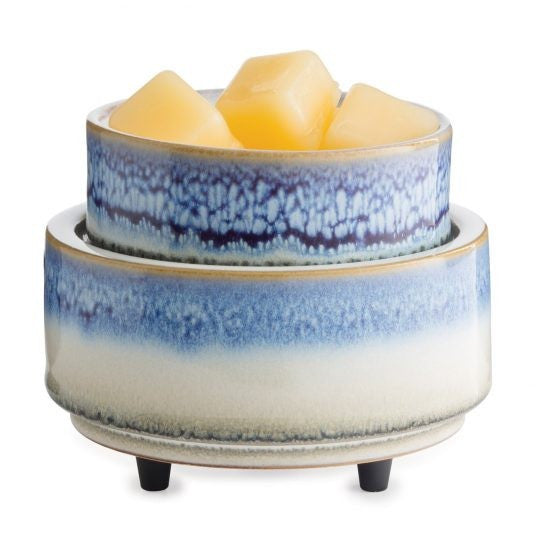 2 In 1 Fragrance Electric Warmer Wax Melt Oil Burner Candle