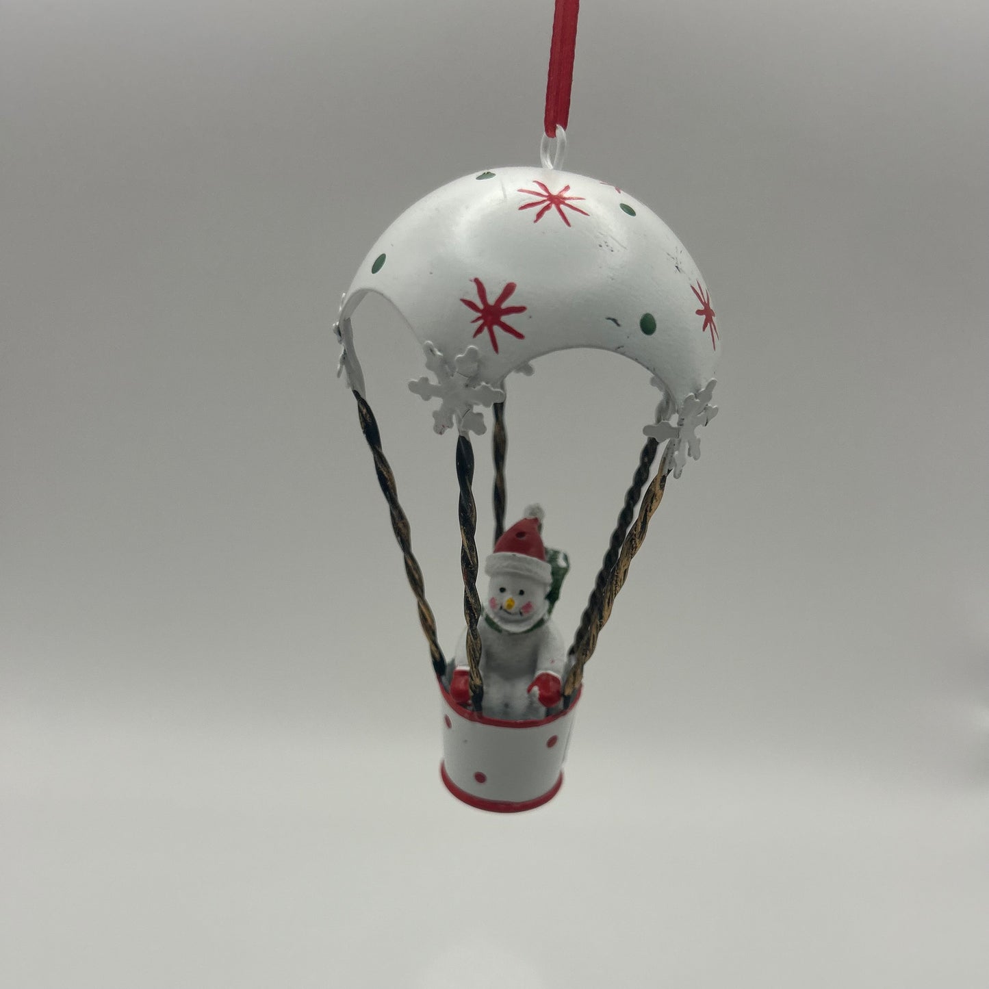 Snow Man in HotAir Balloon