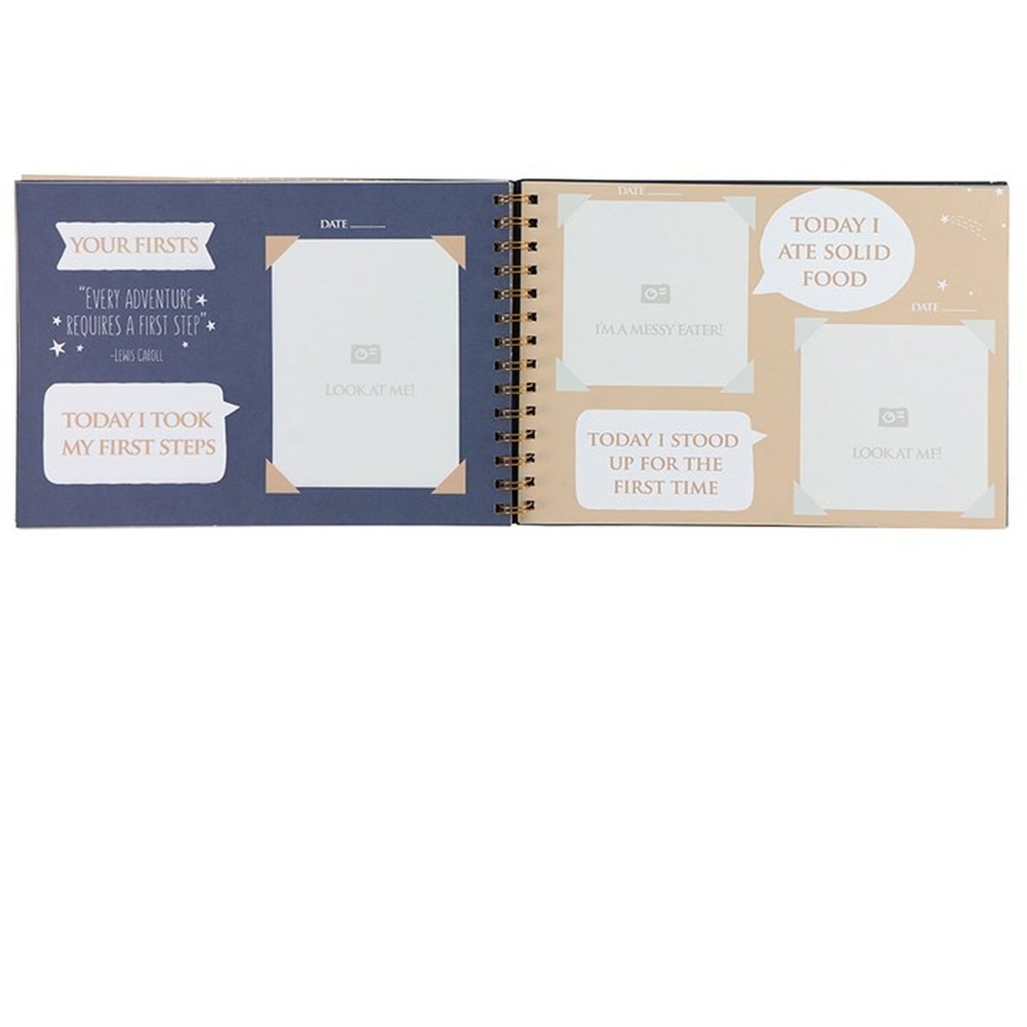 Memories and Moments Baby Record Book Look At The Stars Keepsake Gift Hardback