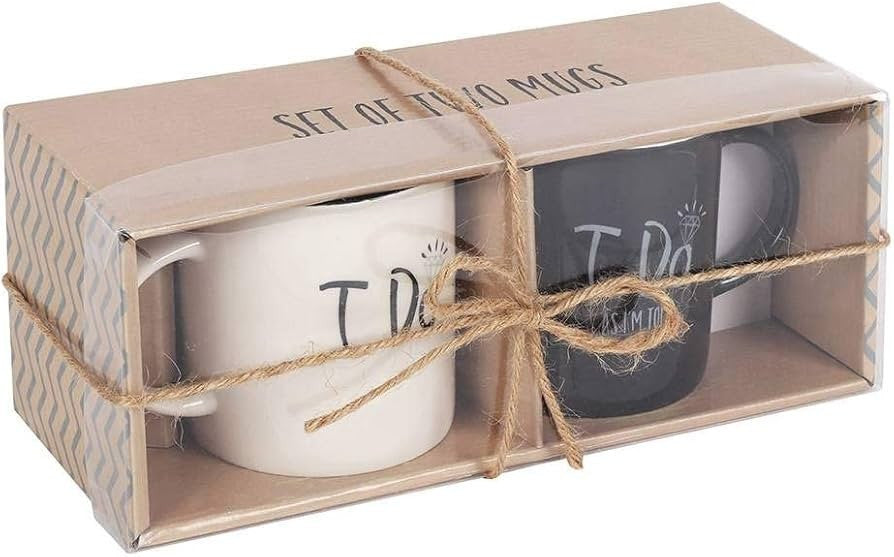 Ceramic Bride And Groom Mugs I do Wedding engagement Gift