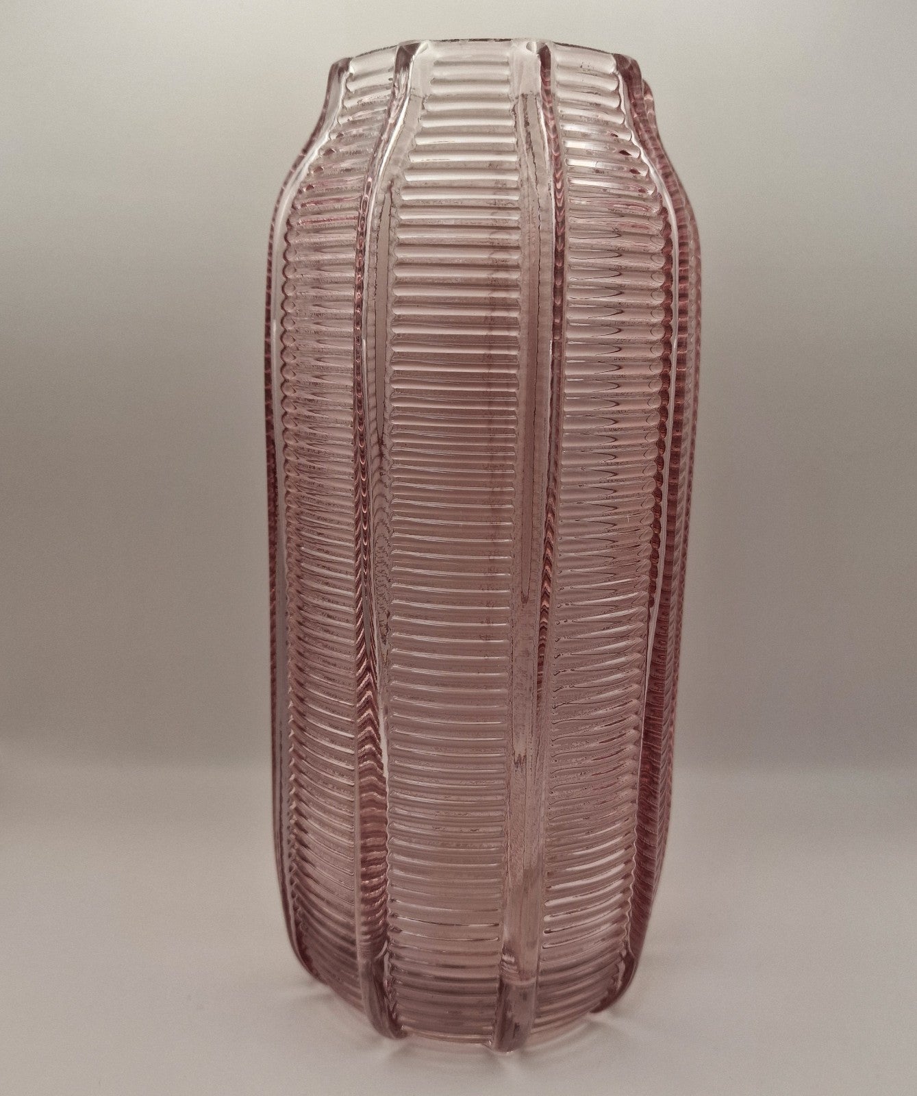 Glass Vase Pink 25cm