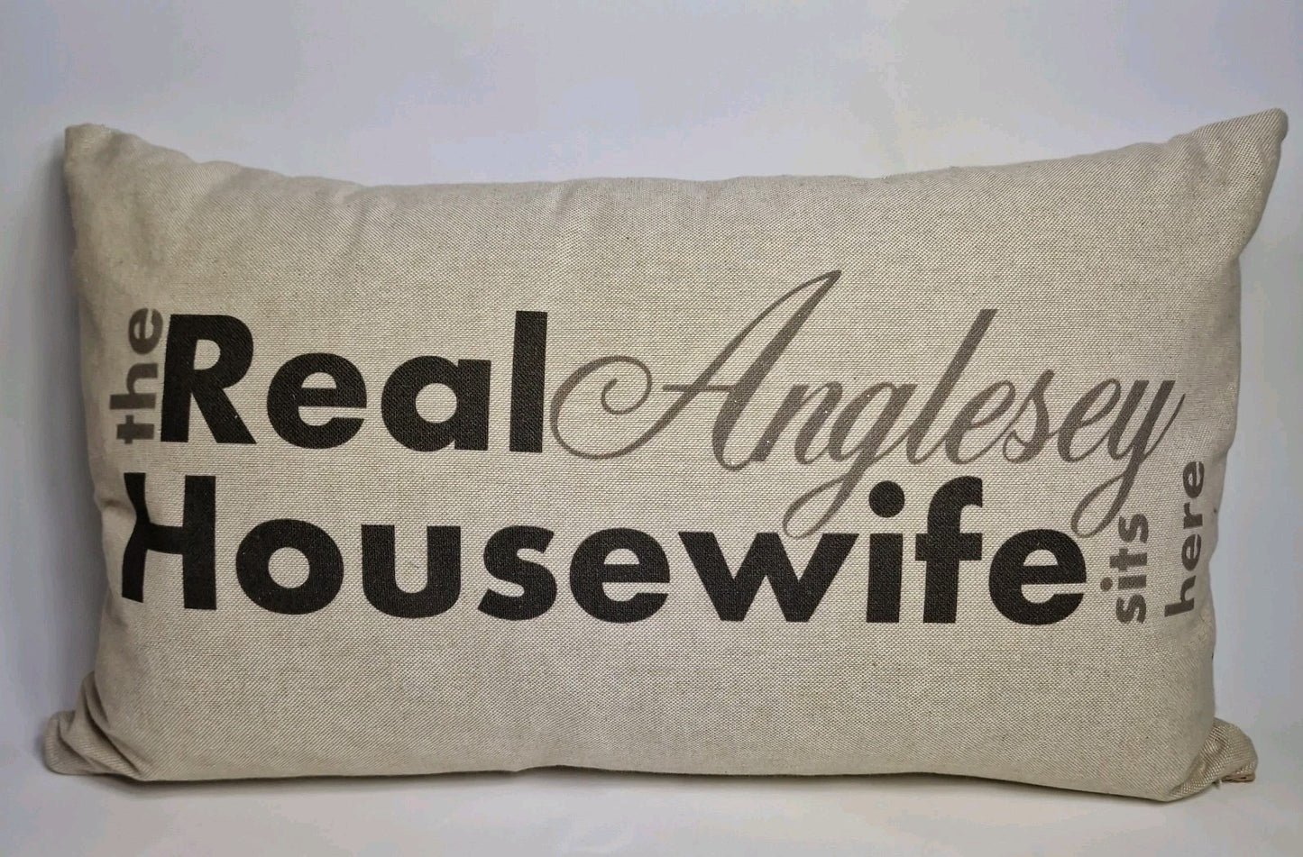 Ynys Mon Anglesey boudoir cushion