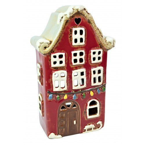 Tealight Christmas Ceramic House