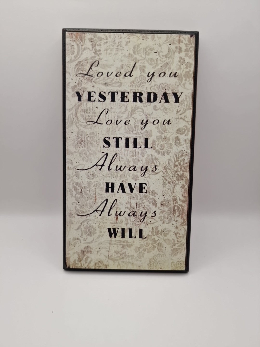 Love Hanging Wooden Wall Plaque Gift