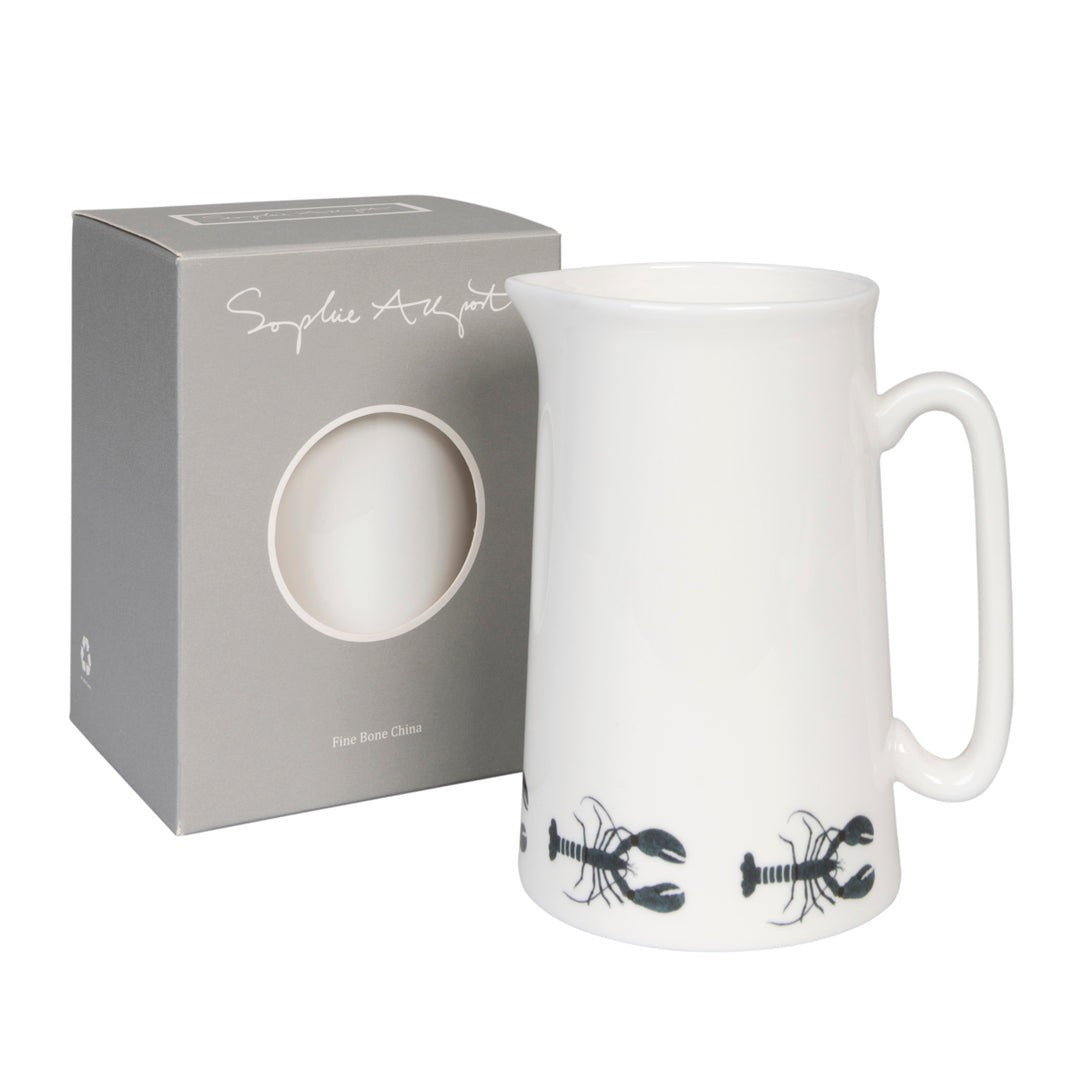 Sophie Allport Lobster Jug Fine Bone China Nautical