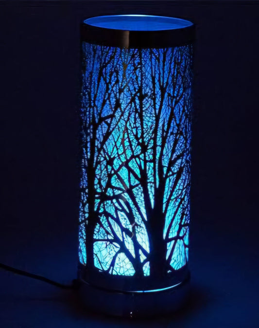 Tall tree design Electric Wax Melt Oil Burner Aroma Lamp Light Touch Control
