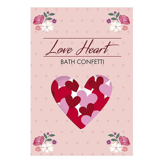 Love Heart Bath Confetti