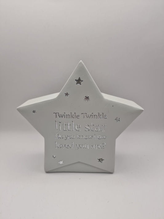 Star Money Box Perfect For Baby Nursery Gift