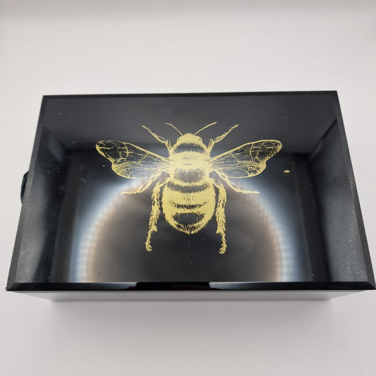Bee Glass Jewellery Box