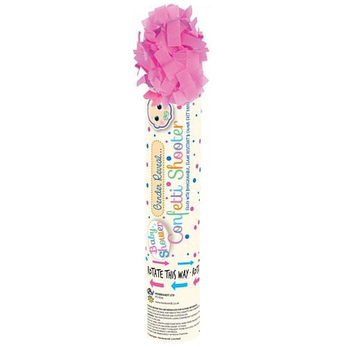 Baby Shower Gender Reveal It's A girl Paper Confetti Shooter 20cm