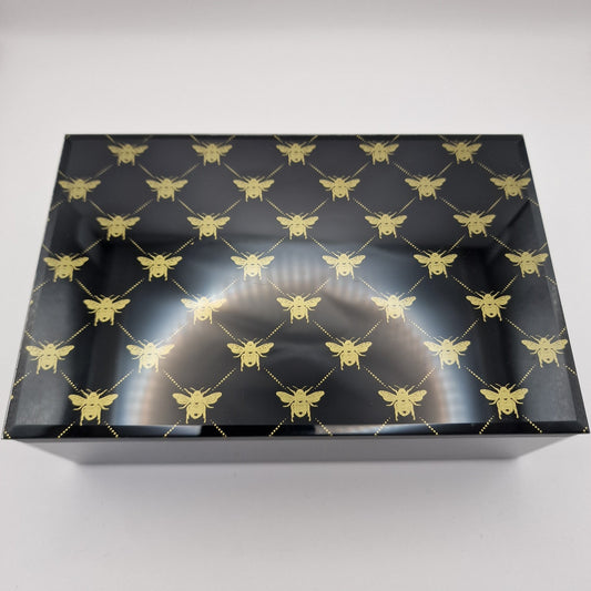 Bee Glass Jewellery Box