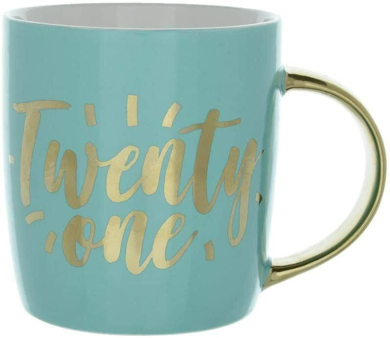 Twenty One 21 mug Birthday Present