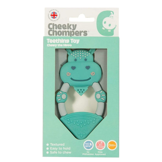 Cheeky Chompers Teething Toy Chewy The Hippo