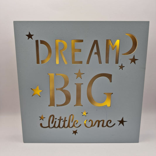 Dream big little one LED Lightbox by Heaven Sends