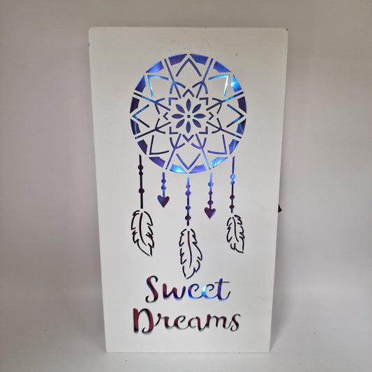 Sweet Dreams Dream Catcher Light Box