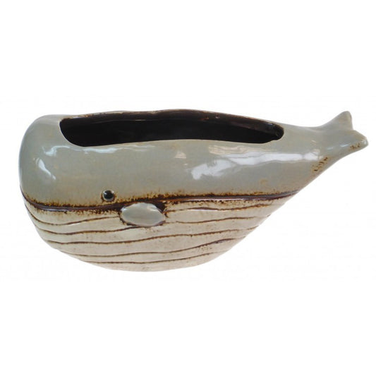 Ceramic Whale Planter
