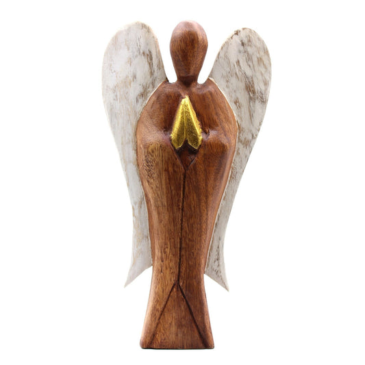 Hati-Hati Angel Hand Carved Wooden Angel
