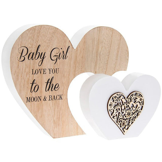 Large Wooden Heart Sentiment Plaque Ornament Family Friends Loved Ones  Gift