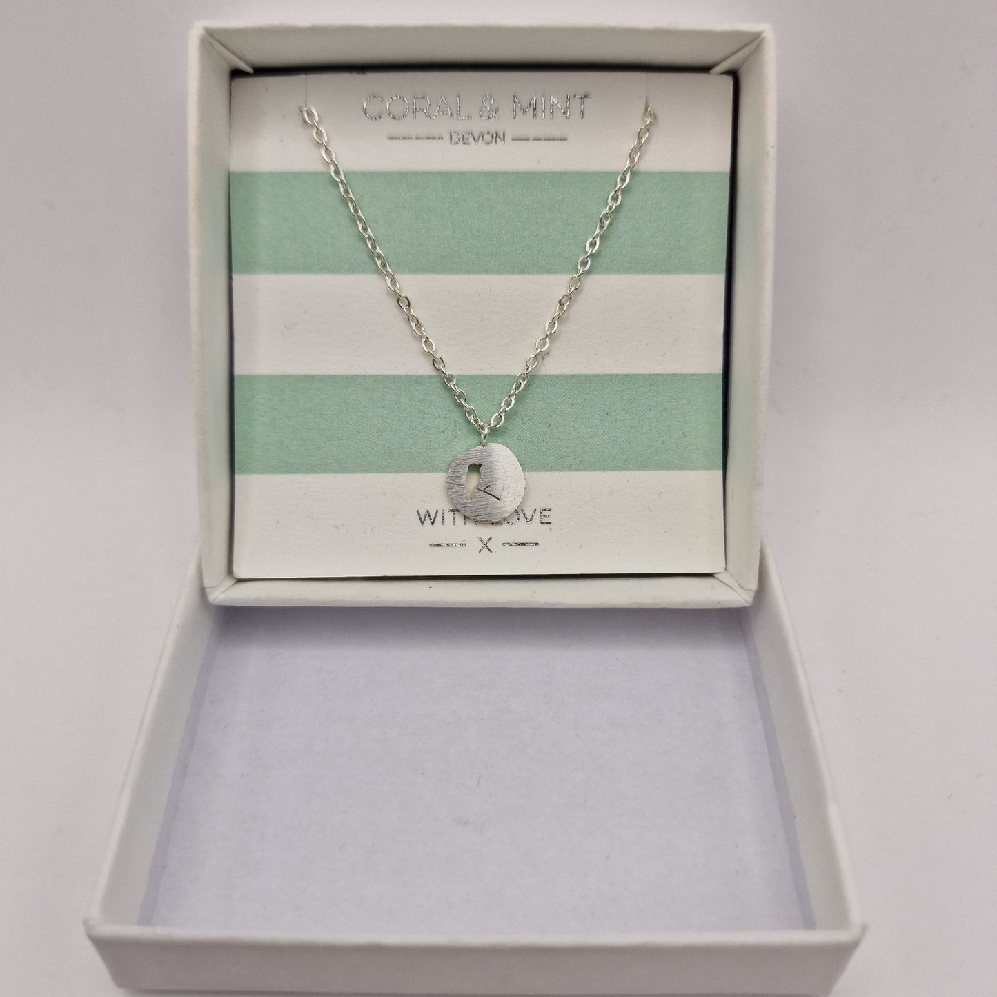 Birdy Necklace Coral & Mint Devon