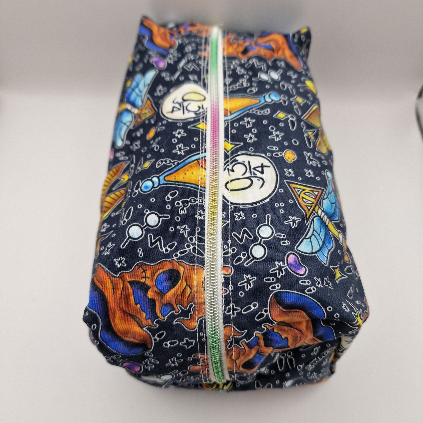 Hand Made Wash / Makeup Bag Using Harry Potter Fabric Great Gift For The HP Fan!